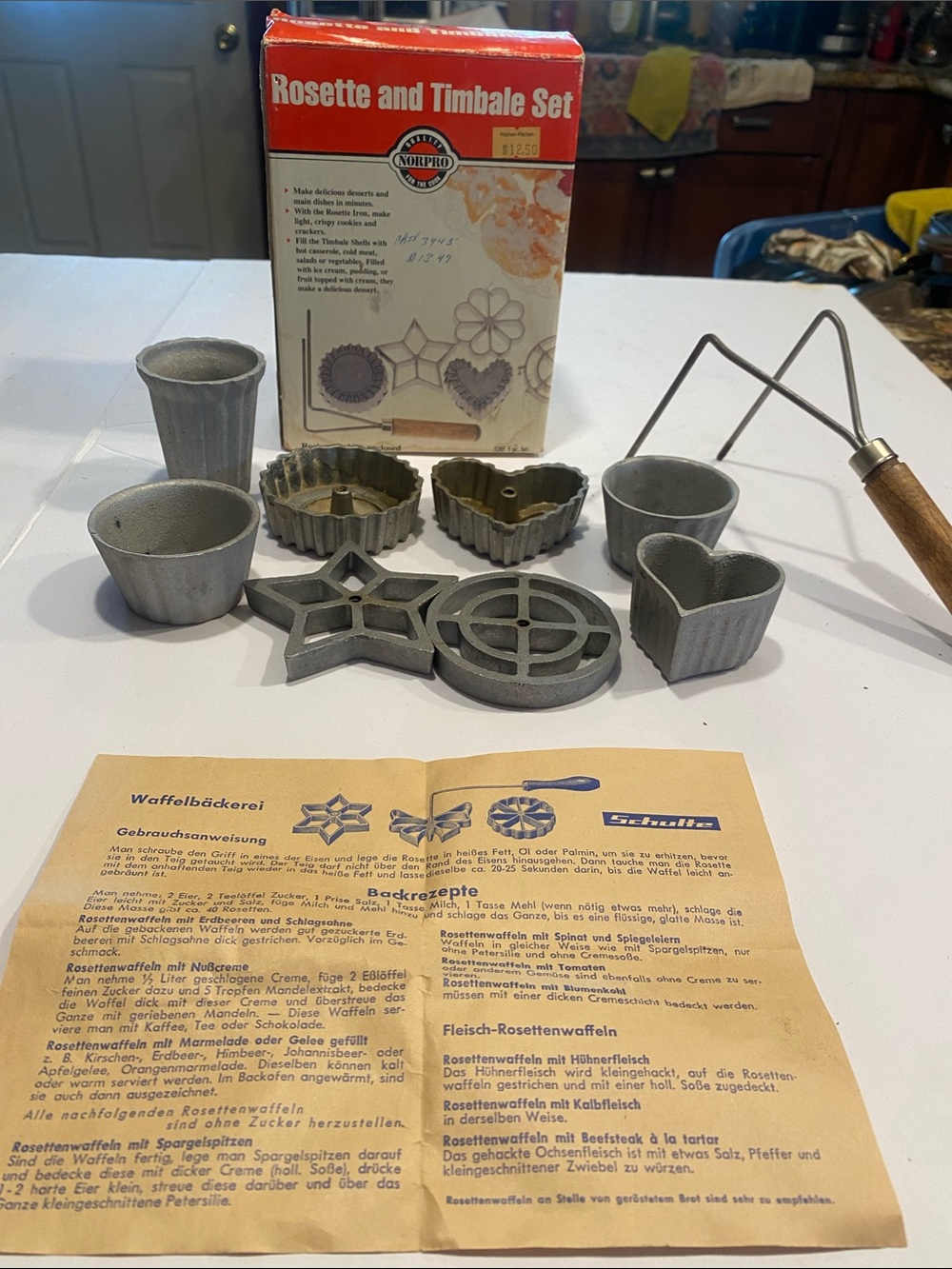 Rosette and Timbale Set – Gray antique